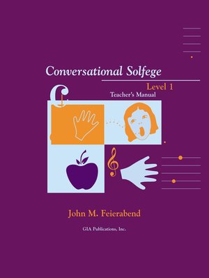 cover image of Conversational Solfege Level 1 Teacher's Manual